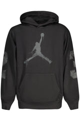 JORDAN KIDS' BLACK ZIP-UP SWEATSHIRT