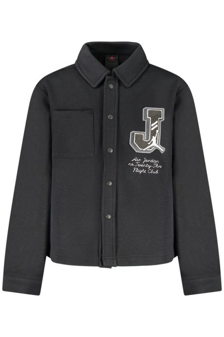 JORDAN MEN'S BLACK ZIP-UP SWEATSHIRT