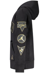 JORDAN MEN'S BLACK ZIP-UP SWEATSHIRT