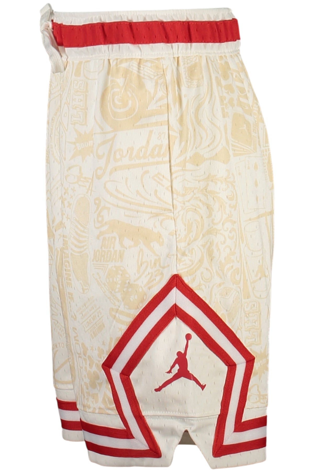 JORDAN SHORT PANTS KIDS WHITE