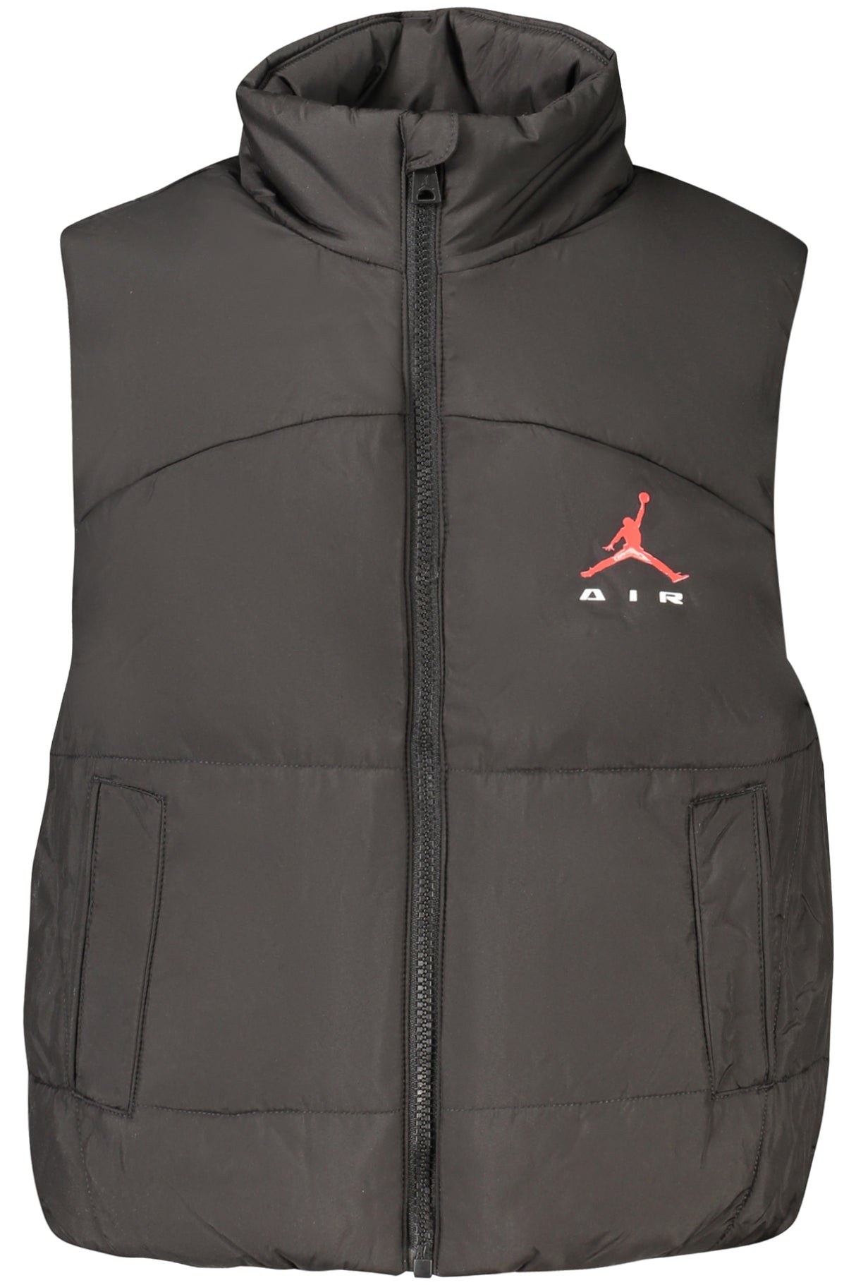 JORDAN BLACK SLEEVELESS JACKET FOR KIDS