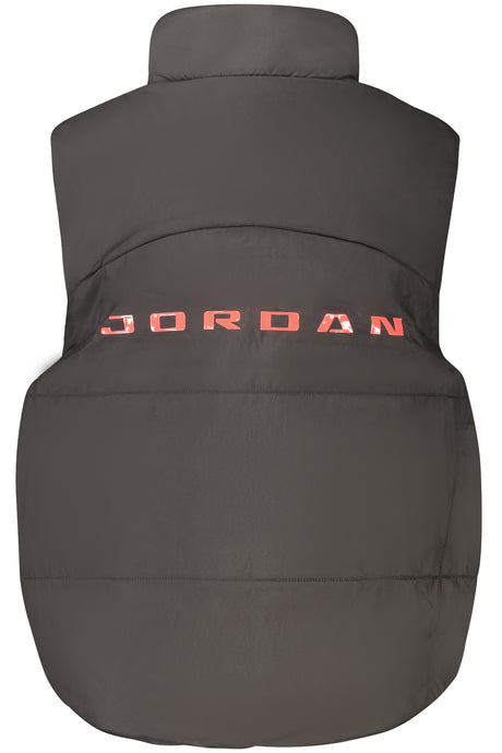 JORDAN BLACK SLEEVELESS JACKET FOR KIDS
