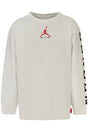 JORDAN LONG-SLEEVED T-SHIRT FOR KIDS, WHITE