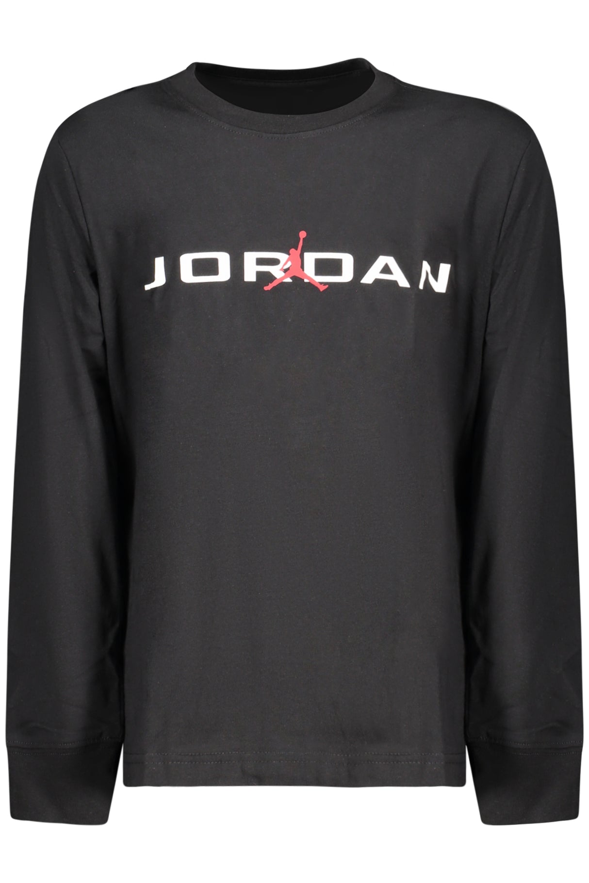 JORDAN LONG-SLEEVED T-SHIRT FOR KIDS, BLACK