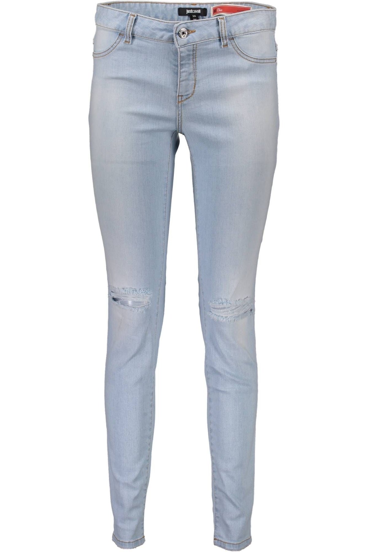 JUST CAVALLI JEANS DENIM WOMAN LIGHT BLUE