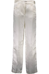 JUST CAVALLI WOMEN'S WHITE TROUSERS