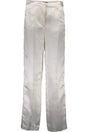JUST CAVALLI WOMEN'S WHITE TROUSERS