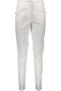 JUST CAVALLI WOMEN'S WHITE TROUSERS