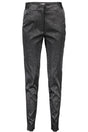 JUST CAVALLI WOMEN'S BLACK TROUSERS