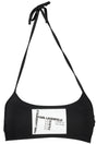 KARL LAGERFELD BEACHWEAR SWIMSUIT TOP WOMEN BLACK