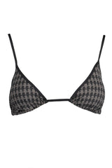 KARL LAGERFELD BEACHWEAR SWIMSUIT PARTS ABOVE WOMAN BLACK