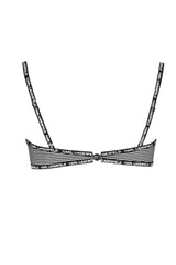 KARL LAGERFELD BEACHWEAR SWIMSUIT TOP WOMEN BLACK