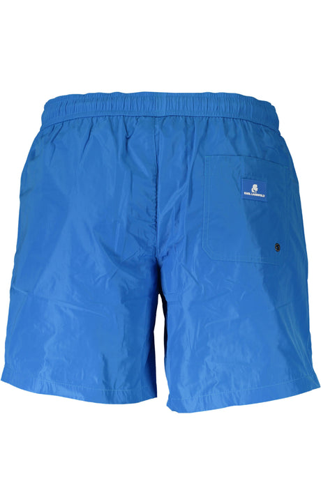 KARL LAGERFELD BEACHWEAR SWIMSUIT BOTTOM MEN BLUE