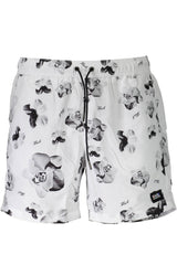 KARL LAGERFELD BEACHWEAR SWIMSUIT BOTTOM MEN WHITE