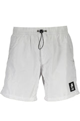 KARL LAGERFELD BEACHWEAR SWIMSUIT BOTTOM MEN WHITE