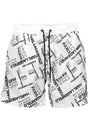 KARL LAGERFELD BEACHWEAR SWIMSUIT BOTTOM MEN WHITE