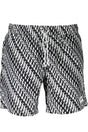 KARL LAGERFELD BEACHWEAR SWIMSUIT BOTTOM MEN WHITE