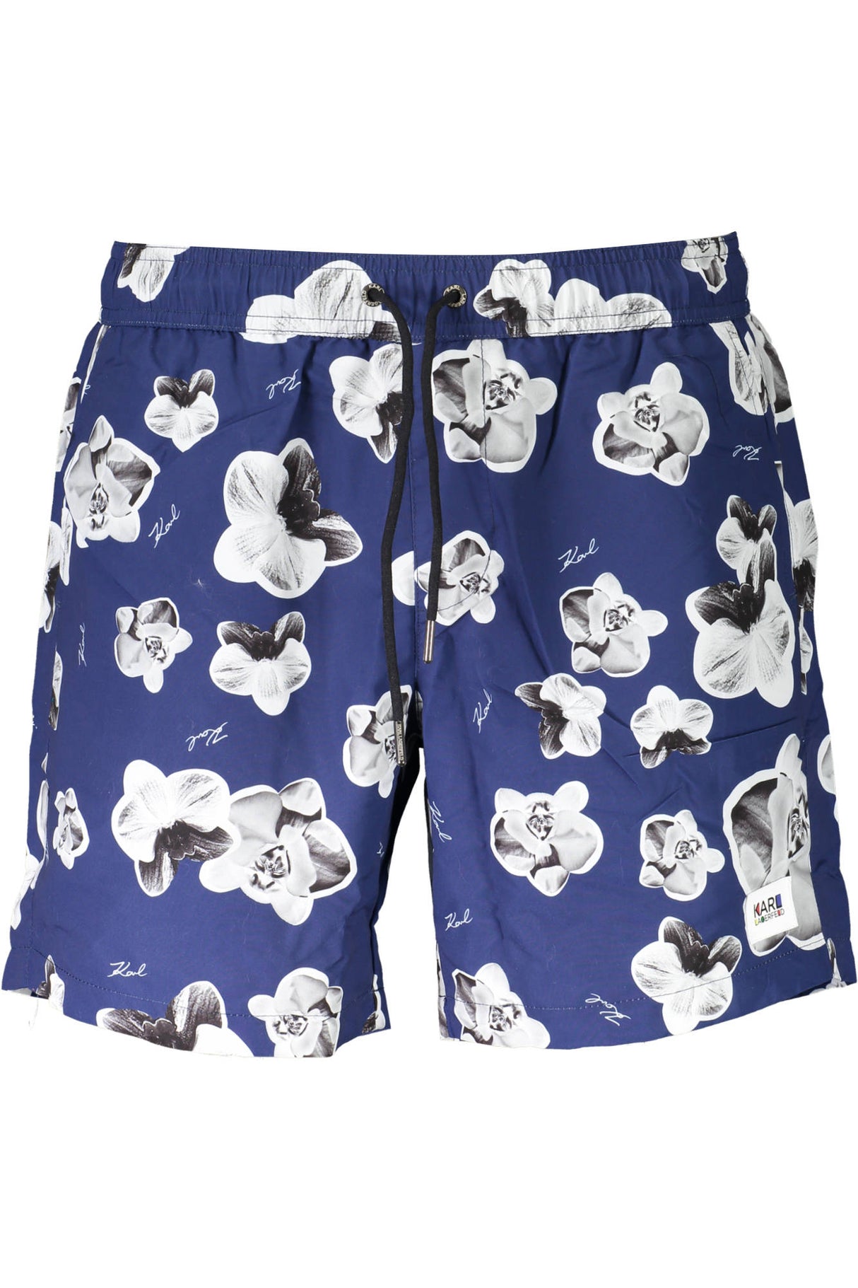 KARL LAGERFELD BEACHWEAR SWIMSUIT BOTTOM MEN BLUE