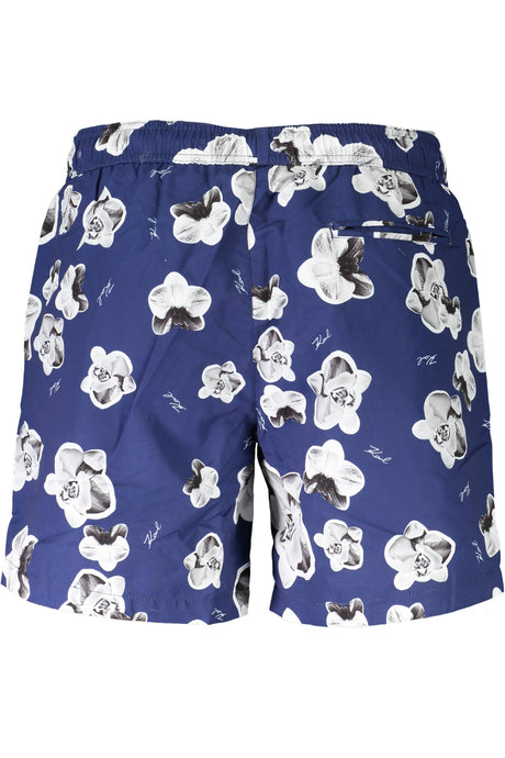 KARL LAGERFELD BEACHWEAR SWIMSUIT BOTTOM MEN BLUE