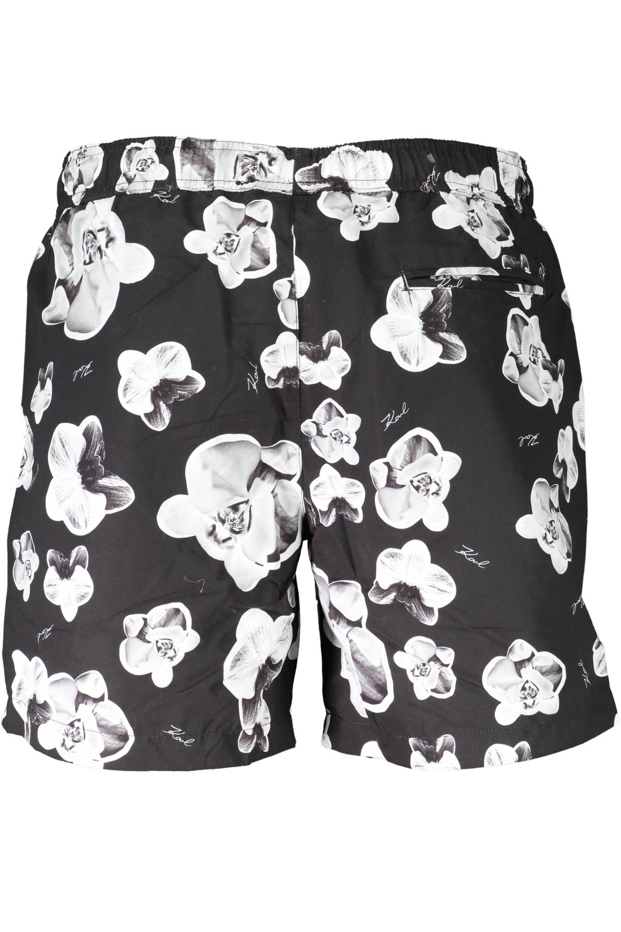KARL LAGERFELD BEACHWEAR SWIMSUIT BLACK MEN'S BOTTOM