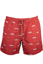 KARL LAGERFELD BEACHWEAR SWIMSUIT MEN'S BOTTOM RED