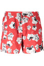 KARL LAGERFELD BEACHWEAR SWIMSUIT MEN'S BOTTOM RED