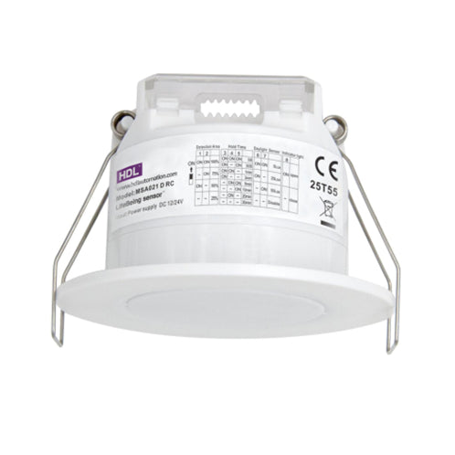 HDL Sensor Recessed Mount LifeBeing & LUX Presence MSA200D RC