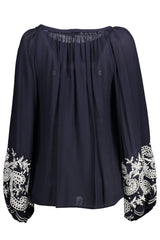 KOCCA LONG SLEEVE SHIRT BLUE WOMAN