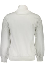 LA MARTINA MEN'S WHITE ZIP-UP SWEATSHIRT