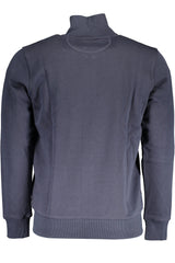 LA MARTINA MEN'S BLUE ZIPPED SWEATSHIRT