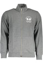 LA MARTINA MEN'S GRAY ZIPPED SWEATSHIRT