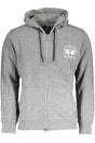 LA MARTINA MEN'S GRAY ZIPPED SWEATSHIRT