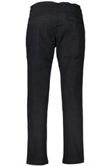 LA MARTINA BLACK MEN'S TROUSERS