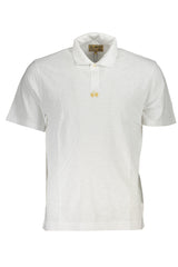 LA MARTINA MEN'S WHITE SHORT SLEEVED POLO SHIRT