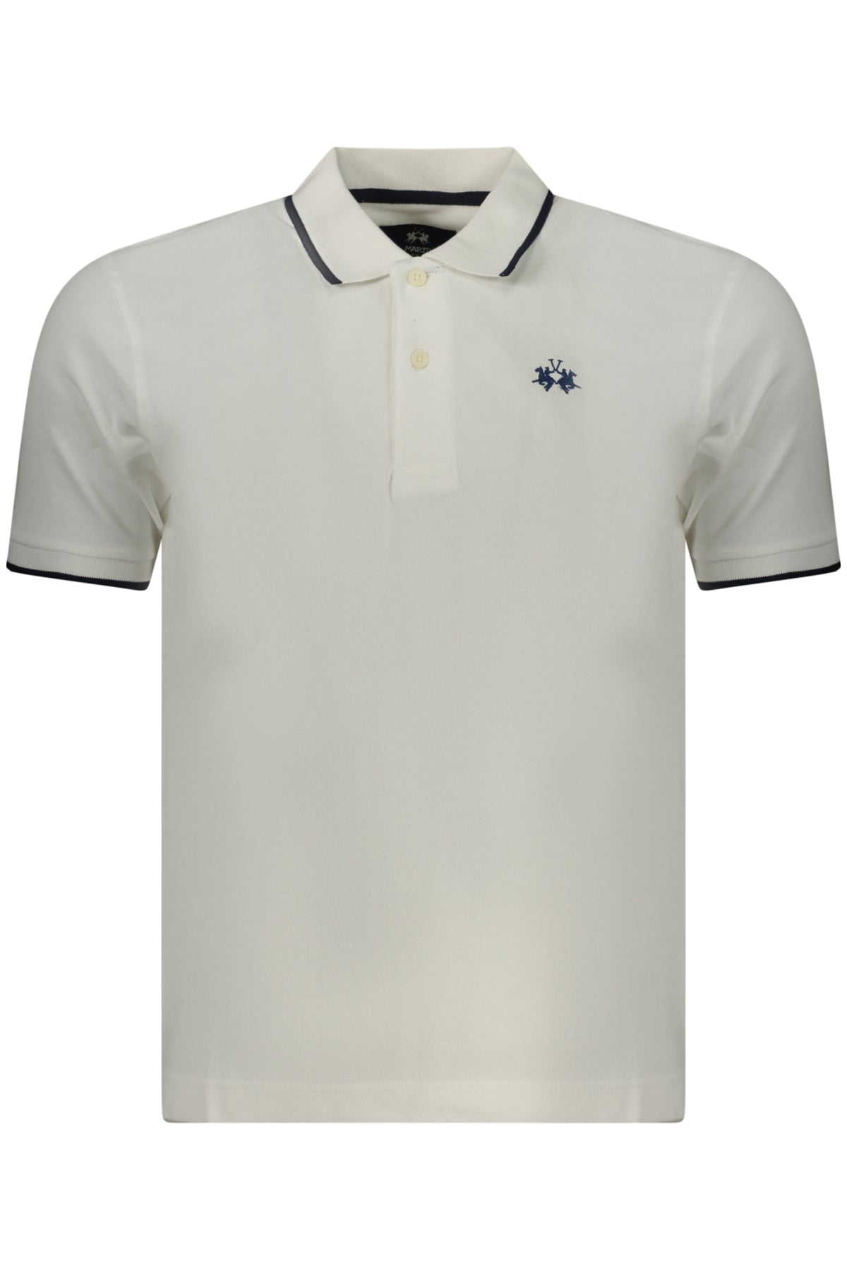 LA MARTINA MEN'S SHORT-SLEEVE POLO SHIRT WHITE