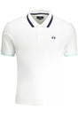 LA MARTINA MEN'S WHITE SHORT SLEEVED POLO SHIRT