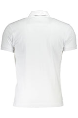 LA MARTINA MEN'S WHITE SHORT SLEEVED POLO SHIRT