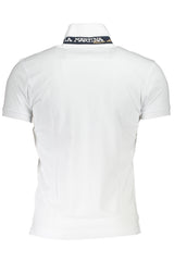 LA MARTINA MEN'S WHITE SHORT SLEEVED POLO SHIRT