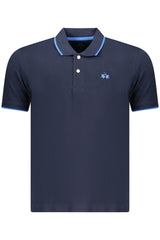 LA MARTINA MEN'S SHORT-SLEEVE POLO SHIRT, BLUE
