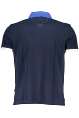 LA MARTINA MEN'S SHORT SLEEVE POLO BLUE