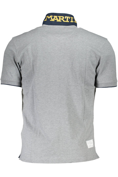 LA MARTINA MEN'S SHORT SLEEVE POLO GREY