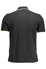 LA MARTINA MEN'S SHORT SLEEVE POLO BLACK