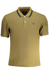 LA MARTINA MEN'S GREEN SHORT-SLEEVED POLO SHIRT