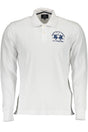 LA MARTINA MEN'S WHITE LONG SLEEVE POLO SHIRT