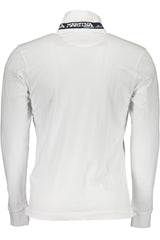 LA MARTINA MEN'S WHITE LONG SLEEVE POLO SHIRT