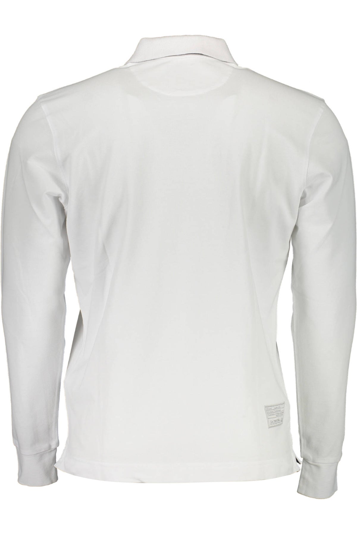 LA MARTINA MEN'S WHITE LONG SLEEVE POLO SHIRT