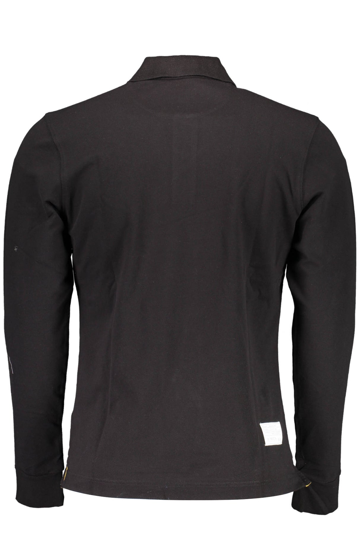 LA MARTINA MEN'S BLACK LONG SLEEVE POLO SHIRT