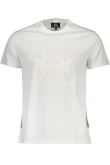 LA MARTINA MEN'S SHORT SLEEVE T-SHIRT WHITE