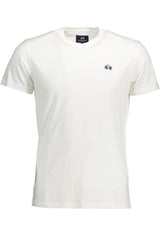 LA MARTINA MEN'S WHITE SHORT SLEEVE T-SHIRT