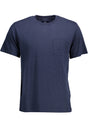 LA MARTINA MEN'S SHORT SLEEVE T-SHIRT BLUE